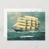 Carte Postale Sailing ship (Devant / Derrière)