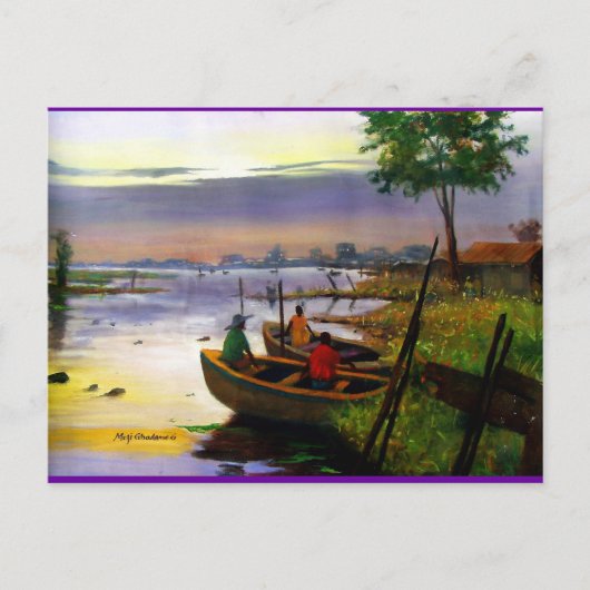 CARTE POSTALE SAILINGBY MOJISOLA A GBADAMOSI OKUBULE (Devant)