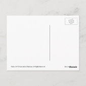 Carte Postale Sailor Cat Nautique Tabby Peinture Chat (Dos)