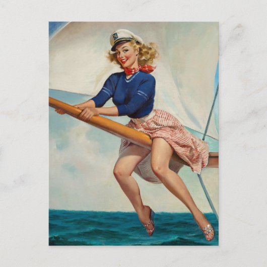 Carte Postale Sailor Spirit Pin Up (Devant)