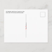 Carte Postale Saint-Adélaïde, impératrice romaine (LT 03) (Dos)