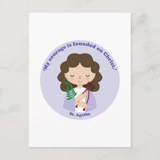 Carte Postale Saint Agatha (Devant)