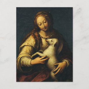 Carte Postale Saint Agnes par Orsola Maddalena Caccia