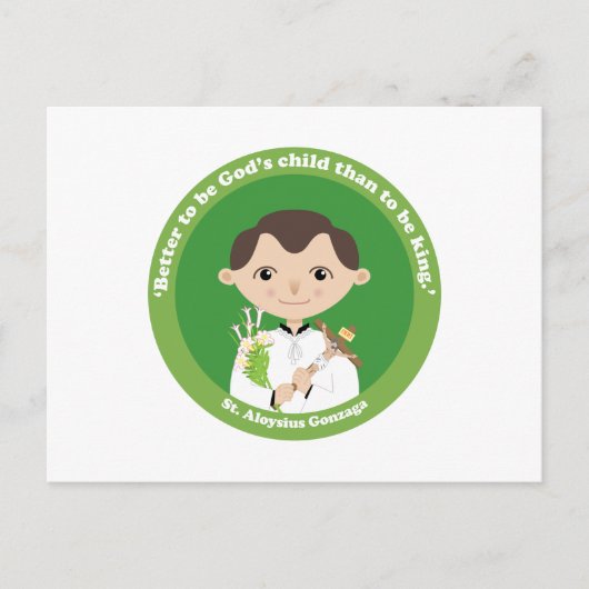 Carte Postale Saint Aloysius Gonzaga (Devant)