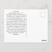 Carte Postale Saint Ambrose de Milan (Dos)