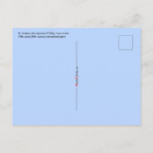 Carte Postale Saint André l'Apôtre et le drapeau de l'Ecosse (Dos)