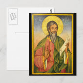 Carte Postale Saint André l'Apôtre par Yoan De Gabrovo (Devant / Derrière)