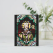 Carte Postale Saint Anselm de Canterbury Art en verre tendu (Debout devant)