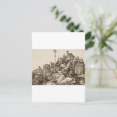 Carte Postale Saint Anthony Lecture par Albrecht Durer (Debout devant)
