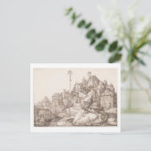 Carte Postale Saint Anthony Reading (Albrecht Durer 1519) (Debout devant)