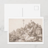 Carte Postale Saint Anthony Reading (Albrecht Durer 1519) (Devant / Derrière)