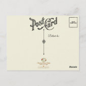 Carte Postale Saint Antoine de Padoue avec Bébé Jésus (Dos)