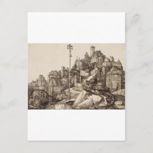 Carte Postale Saint Antoine lisant par Albrecht Dürer