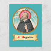 Carte Postale Saint Augustin d'Hippo (SAU 047 ; détail) (Devant)