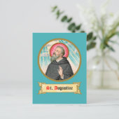 Carte Postale Saint Augustin d'Hippo (SAU 047 ; détail) (Debout devant)