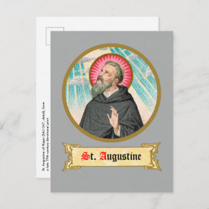 Carte Postale Saint Augustin d'Hippo (SAU 047 ; détail)
