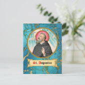 Carte Postale Saint Augustin d'Hippone (SAU 047; détail) (Debout devant)