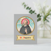 Carte Postale Saint Augustin d'Hippone (SAU 047; détail) (Debout devant)