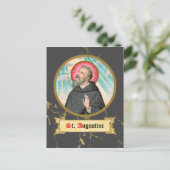 Carte Postale Saint Augustin d'Hippone (SAU 047; détail) (Debout devant)