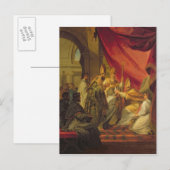 Carte Postale Saint Augustin ordonnée comme évêque (Devant / Derrière)