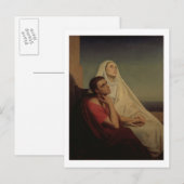 Carte Postale Saint-Augustine et Saint-Marie Sainte-Monica (Devant / Derrière)