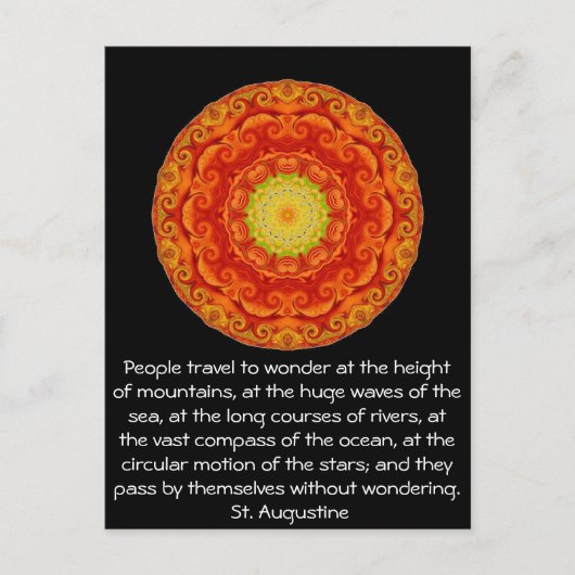 Carte Postale Saint Augustine voyage aventure devis (Devant)