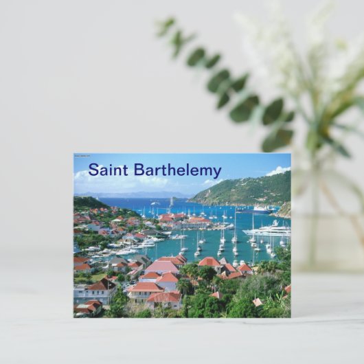 Carte postale Saint-Barthélemy (Debout devant)