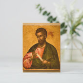 Carte Postale Saint Bartholomée l'icône apôtre (Debout devant)