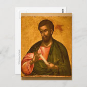 Carte Postale Saint Bartholomée l'icône apôtre (Devant / Derrière)