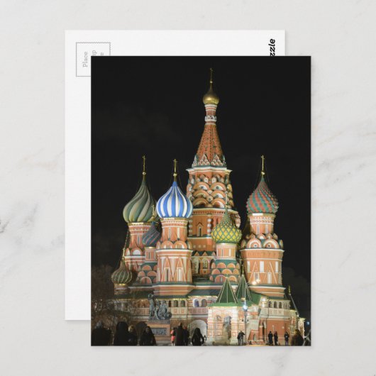 Carte Postale Saint Basil's Cathedral (Devant / Derrière)