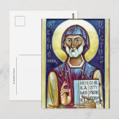 Carte Postale Saint Benoît de Nursia Orthodoxe (Devant / Derrière)