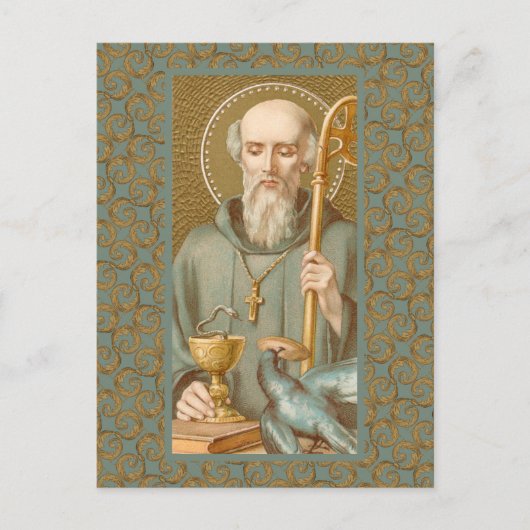 Carte Postale Saint Benoît de Nursie (JM 07) (Devant)