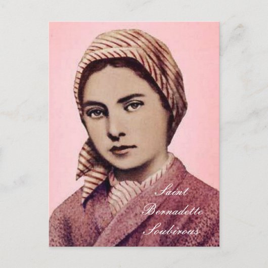 CARTE POSTALE SAINT BERNADETTE SOUBIROUS (Devant)