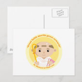 Carte Postale Saint Bernard de Clairvaux (Devant / Derrière)