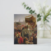 Carte Postale Saint Bernard Prêcher la deuxième croisade (Debout devant)