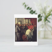 Carte Postale Saint Bonaventure (1221-74) au Concile de Lyon (Debout devant)