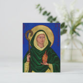 Carte Postale Saint Brigid avec le feu Saint (Debout devant)