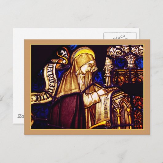 Carte Postale Saint Brigid de Suède (Devant / Derrière)