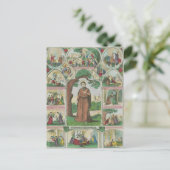 Carte Postale Saint Brigid d'Irlande (Debout devant)