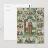 Carte Postale Saint Brigid d'Irlande (Devant / Derrière)