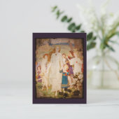 Carte Postale Saint Brigid en tant que jeune mariée (Debout devant)