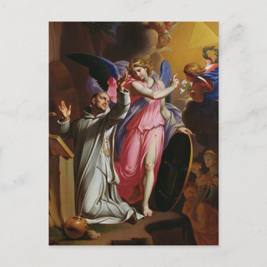 Carte Postale Saint Bruno à la prière, 1671 (Devant)