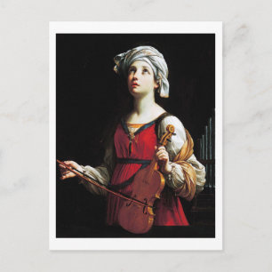 Carte Postale Saint Cecilia (St. Cecilia), Guido Reni