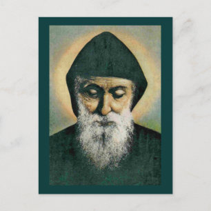Carte Postale Saint Charbel Portrait