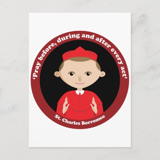 Carte Postale Saint Charles Borromeo (Devant)