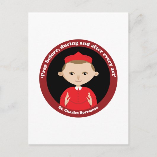Carte Postale Saint Charles Borromeo (Devant)