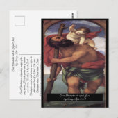 Carte Postale Saint Christophe avec l'Enfant Jésus (Devant / Derrière)