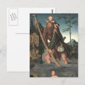 Carte Postale Saint Christopher par Hieronymus Bosch (Devant / Derrière)