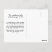 Carte Postale Saint Clare Assisi (Dos)