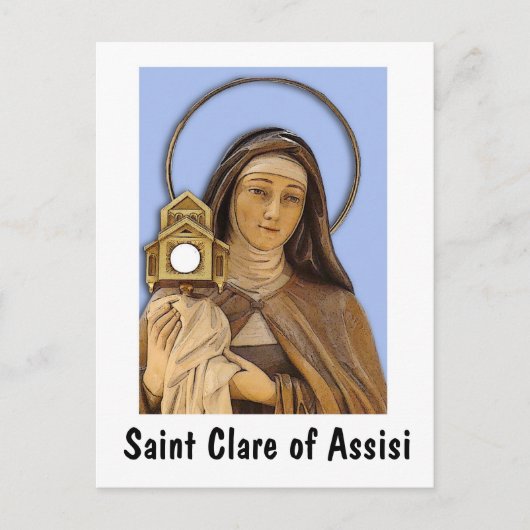Carte Postale Saint Clare Assisi (Devant)